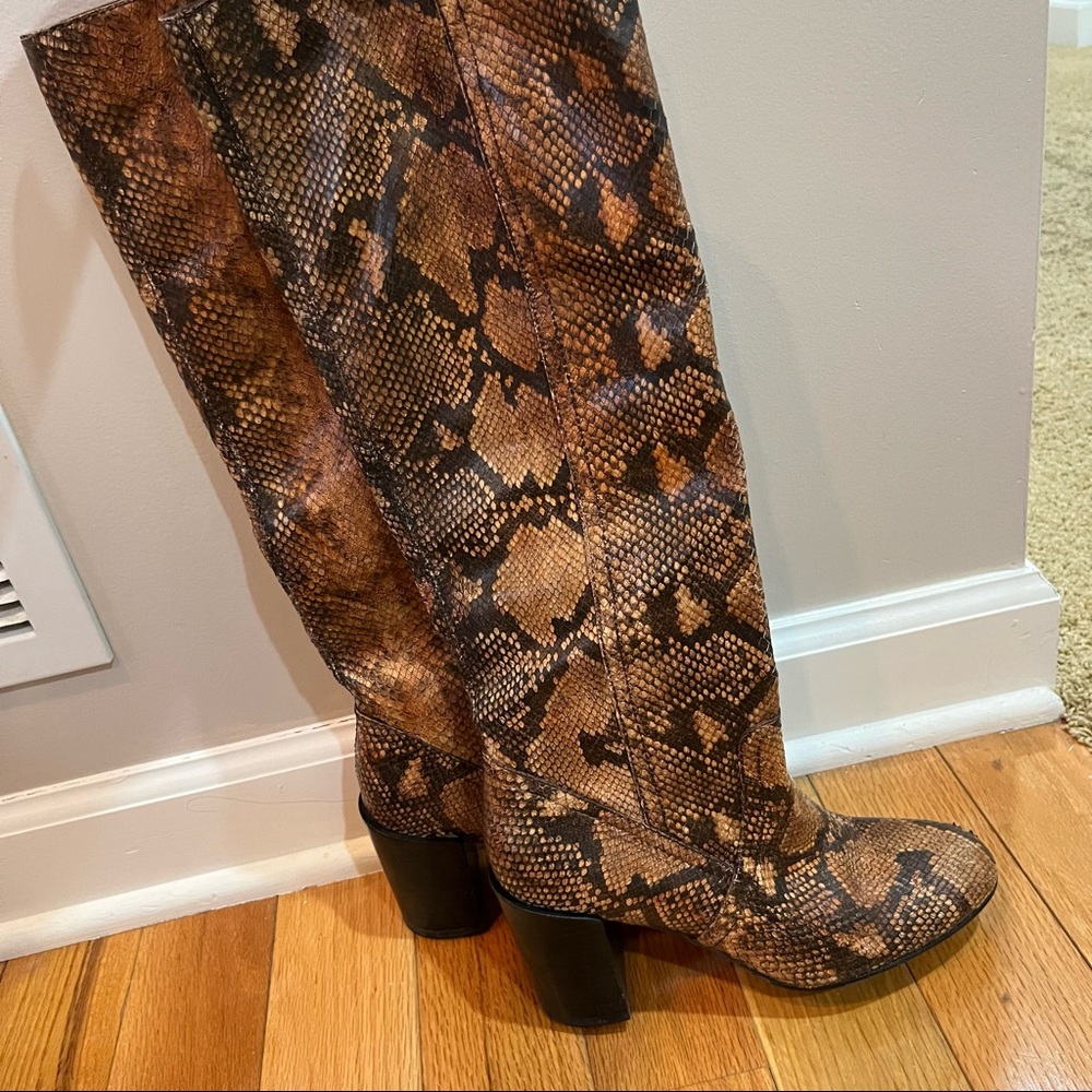 Dolce Vita Snake Print Boots